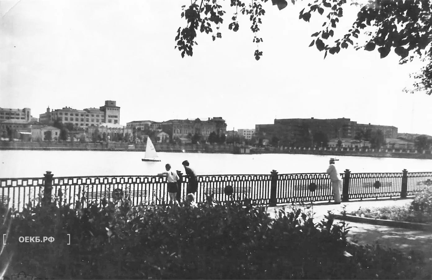 1950 - Октябрьский - Городская набережная - ОЕКБ.РФ