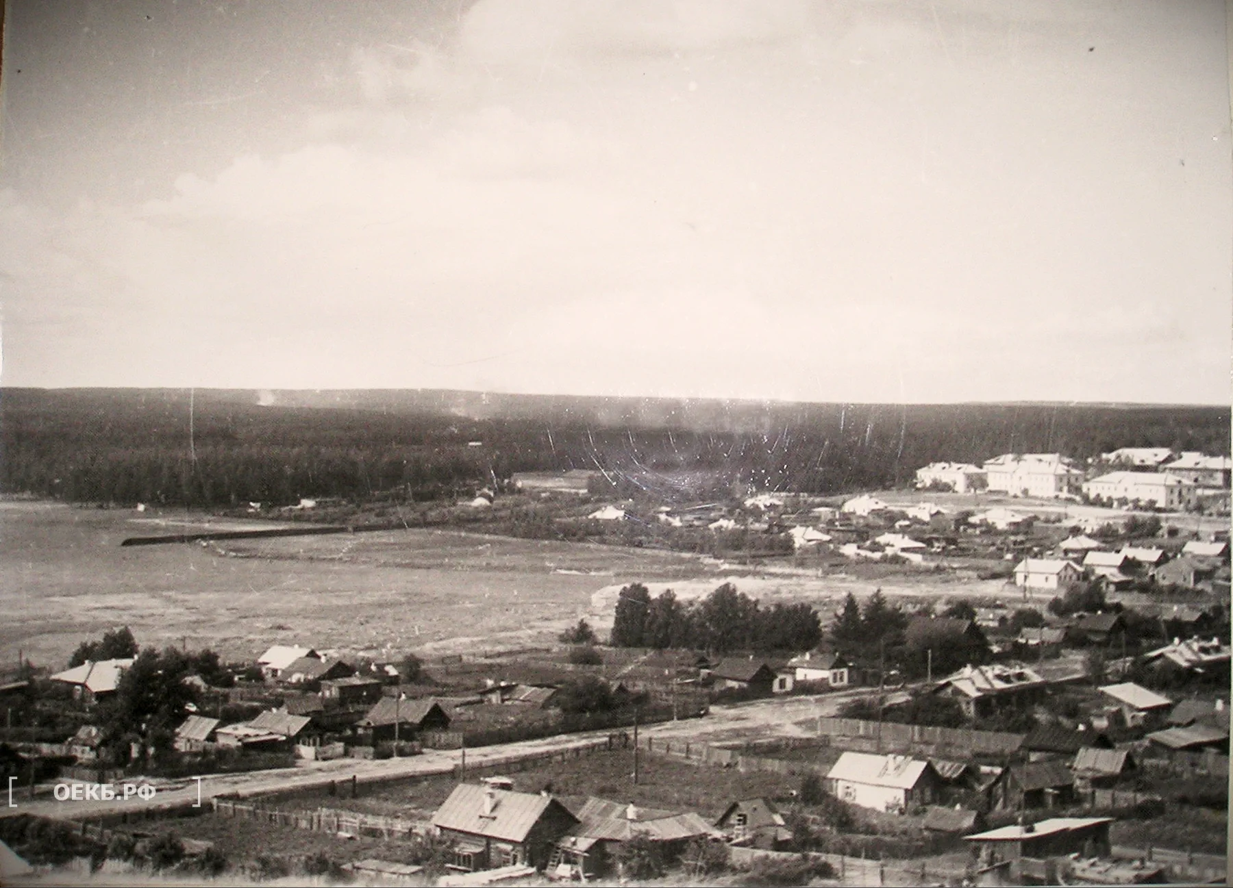 1948 - Владислав Занкович - Свердловск. Панорама улиц Профсоюзной и Инженерной - ОЕКБ.РФ