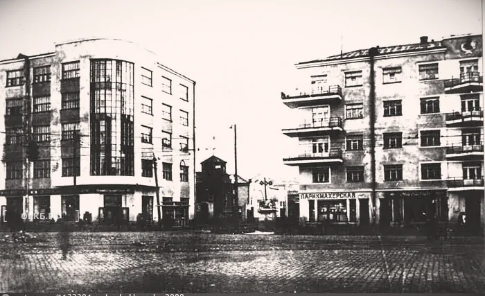 1932 - Октябрьский - Свердловск. Перекрёсток улиц Ленина и Толмачева - ОЕКБ.РФ