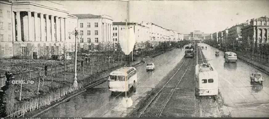 1960 - Владислав Занкович - Свердловск. Проспект Ленина - ОЕКБ.РФ