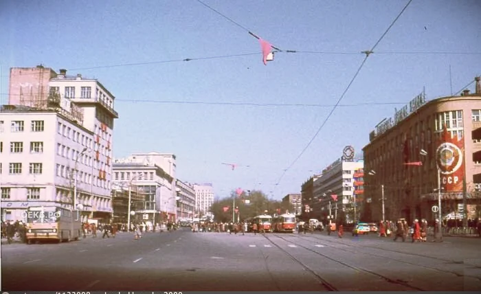 1981 - Октябрьский - Свердловск. Проспект Ленина - ОЕКБ.РФ