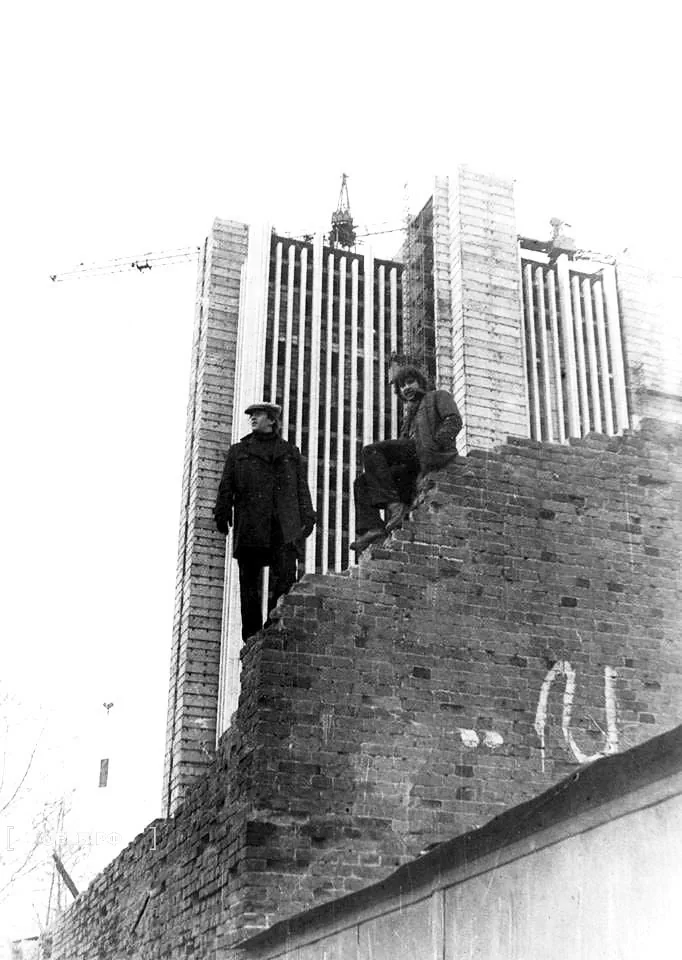 1980 - Октябрьский - Свердловск. Строительство здания обкома КПСС - ОЕКБ.РФ