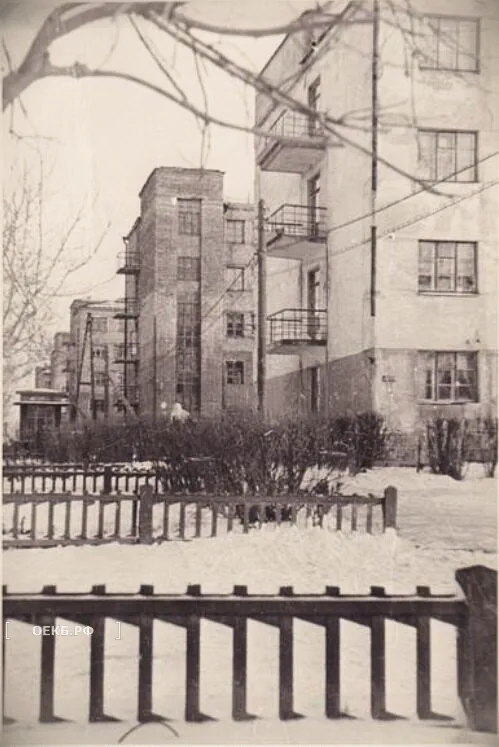 1940 - Октябрьский - Свердловск. Студенческие корпуса в районе Втузгородок - ОЕКБ.РФ