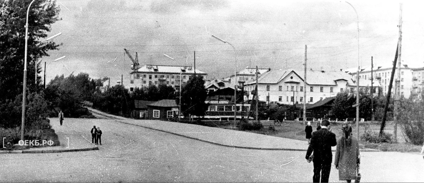 1963 - Ленинский - Свердловск. Трамвайная конечная ЦПКиО - ОЕКБ.РФ