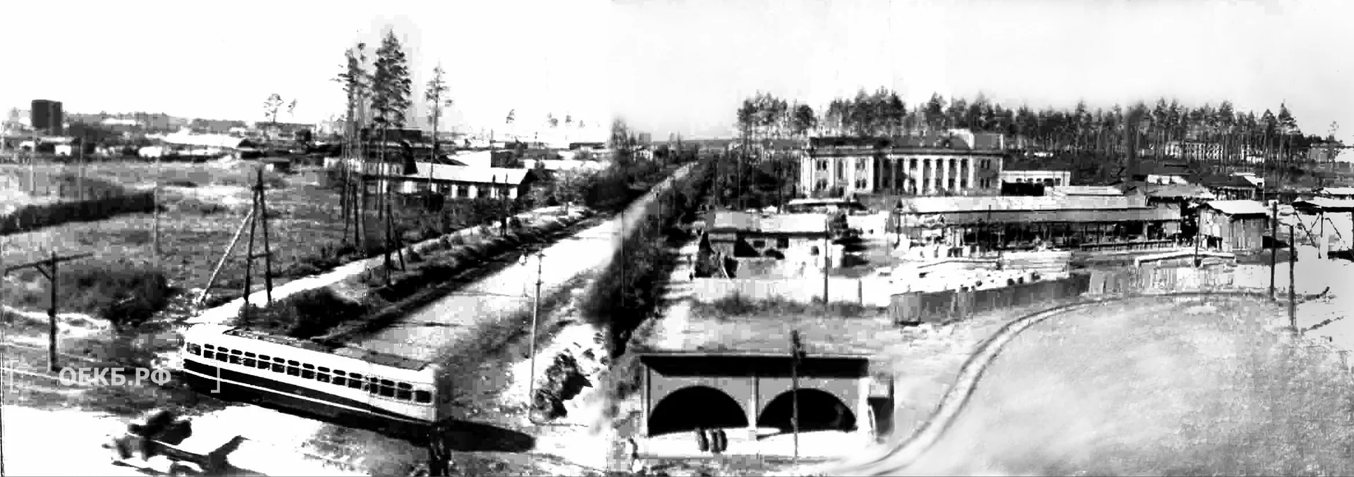 1949 - Кировский - Свердловск. Трамвайное кольцо на улице Фронтовых Бригад - ОЕКБ.РФ