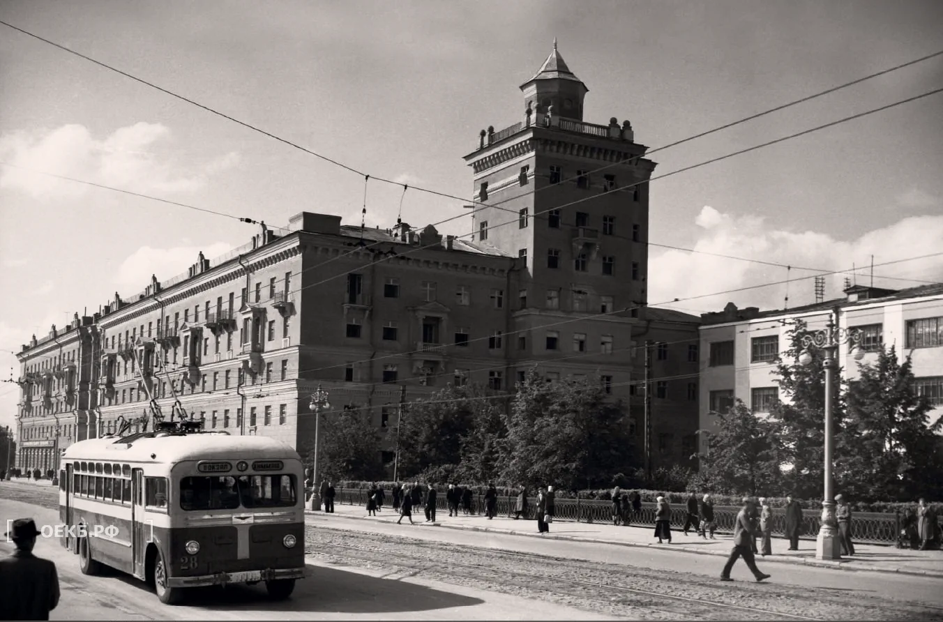 1955 - Кировский - Свердловск. Улица Свердлова - ОЕКБ.РФ