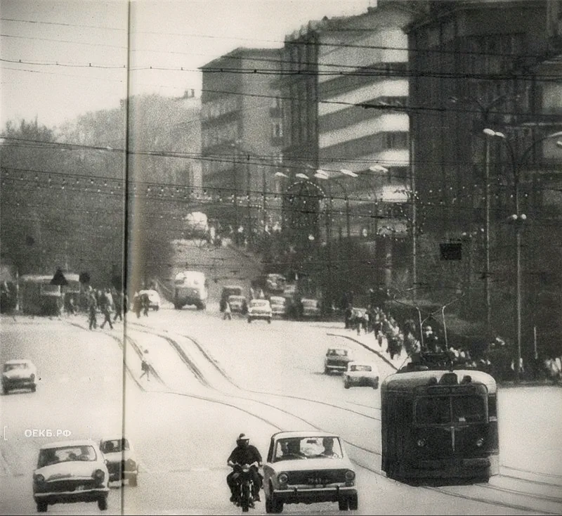 1970 - Октябрьский - Свердловск. Вид на проспект Ленина - ОЕКБ.РФ