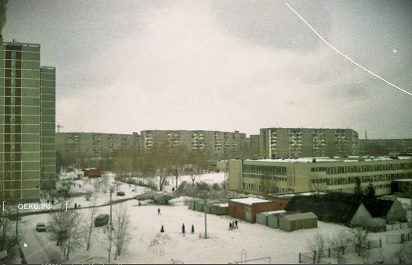 1988 - Кировский - Свердловск. Вид на школу №148 - ОЕКБ.РФ