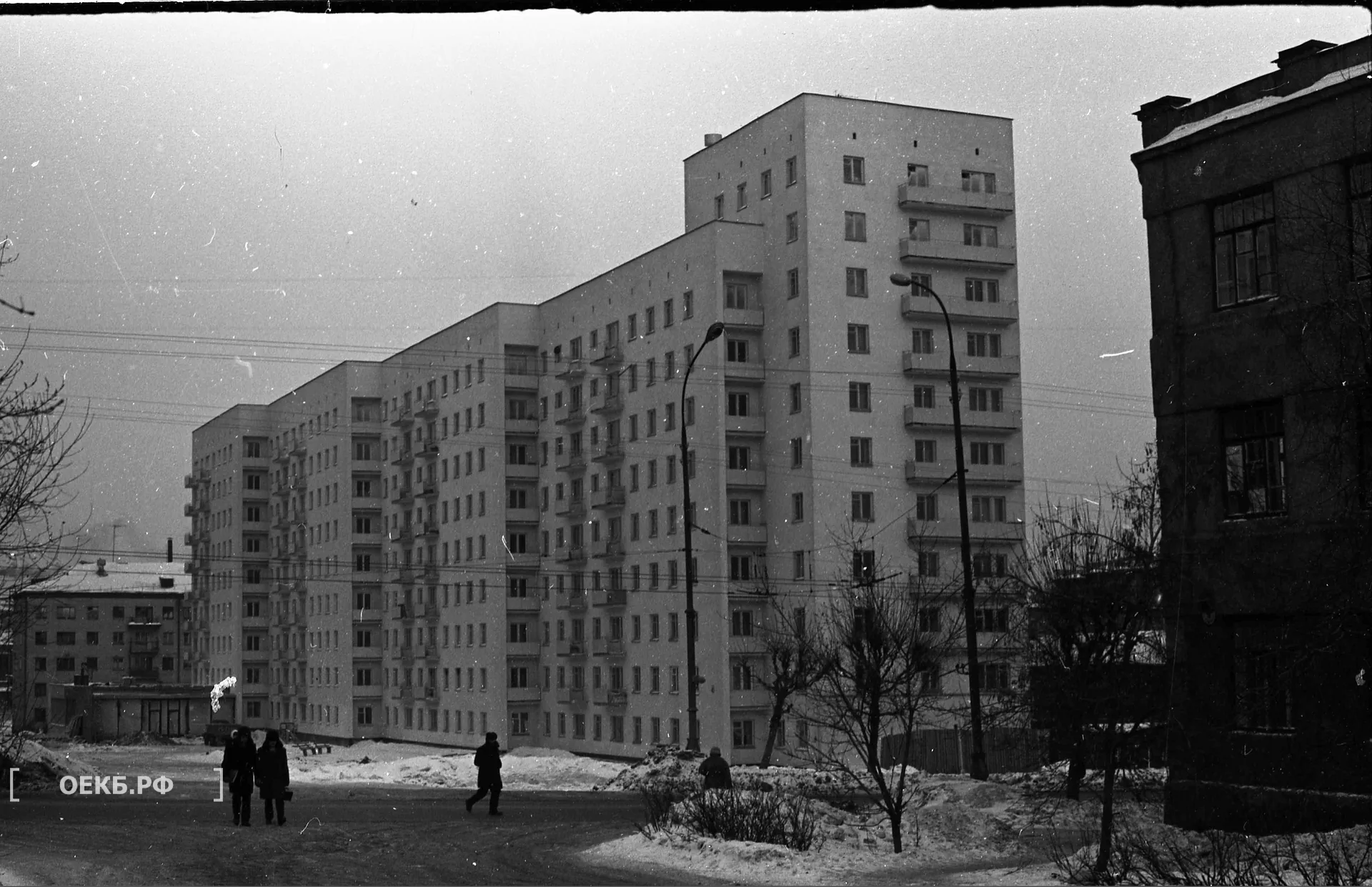 1970 - Ленинский - Свердловск. Жилой дом по ул. Шейнкмана, 45 - ОЕКБ.РФ