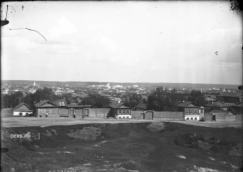 1900 - Ленинский - Вид на южную часть города с Московской горки - ОЕКБ.РФ