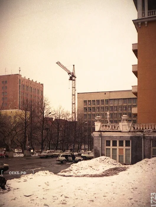 1998 - Октябрьский - Вид от гостиницы "Большой Урал" - ОЕКБ.РФ